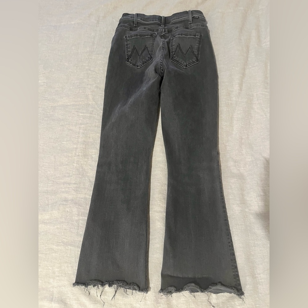 Mother Hustler Ankle Fray Jeans